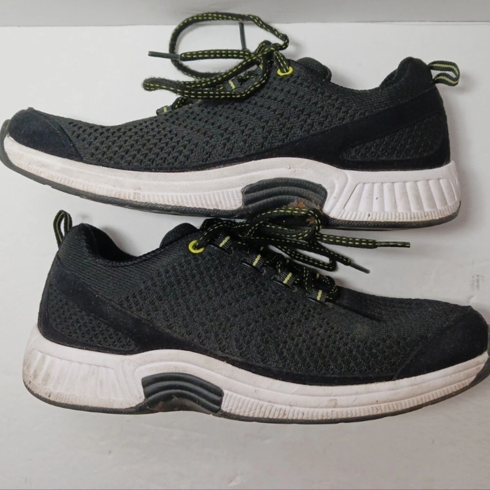 Orthofeet 981 Comfort Orthopedic 9 B Walking Sneakers Black Womens - Picture 2 of 12